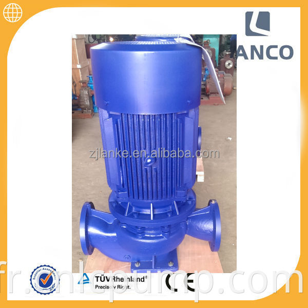 Prix ​​de la pompe centrifuge de pipeline ISG Jockey de marque Lanco de 3hp